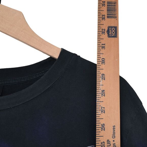 Diesel Black Chrome Wolf Eagle Long Sleeve Tee XL Distressed Fade Grunge Y2K - Picture 13 of 13